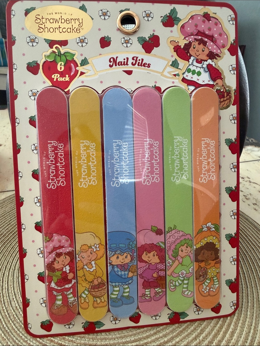 Strawberry Shortcake Nail Files - 6-Pack Assorted Colors New in package